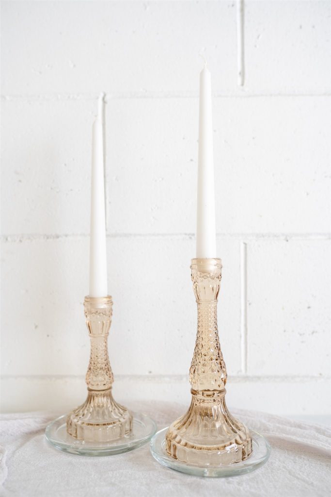 Candle Holders – Champagne Glass Set of 2 – Ivy & Bleu