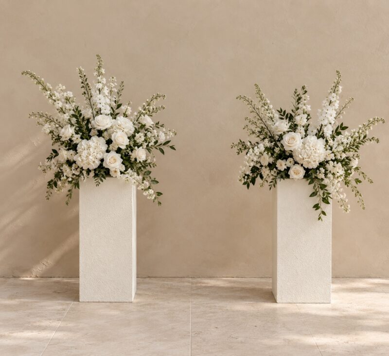 Plinth - White Textured