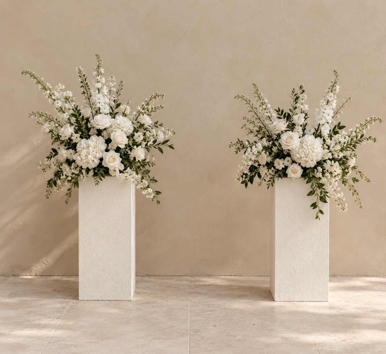 Plinth - White Textured